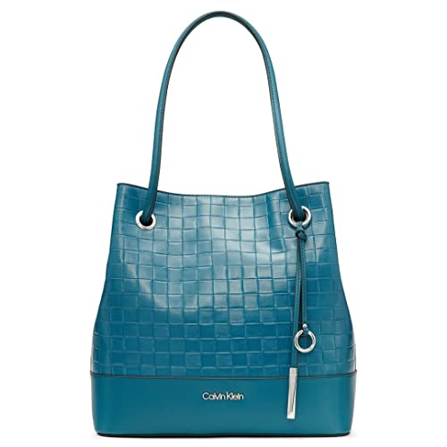 Calvin Klein Gabrianna Bubble Lamb North/South Key Item Tote