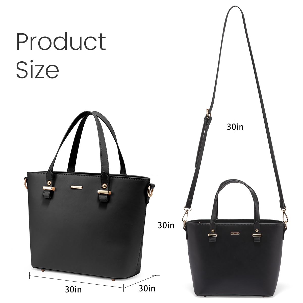 LOVEVOOK Handbags for Women Shoulder Bags Tote Satchel Hobo 3pcs Purse Set