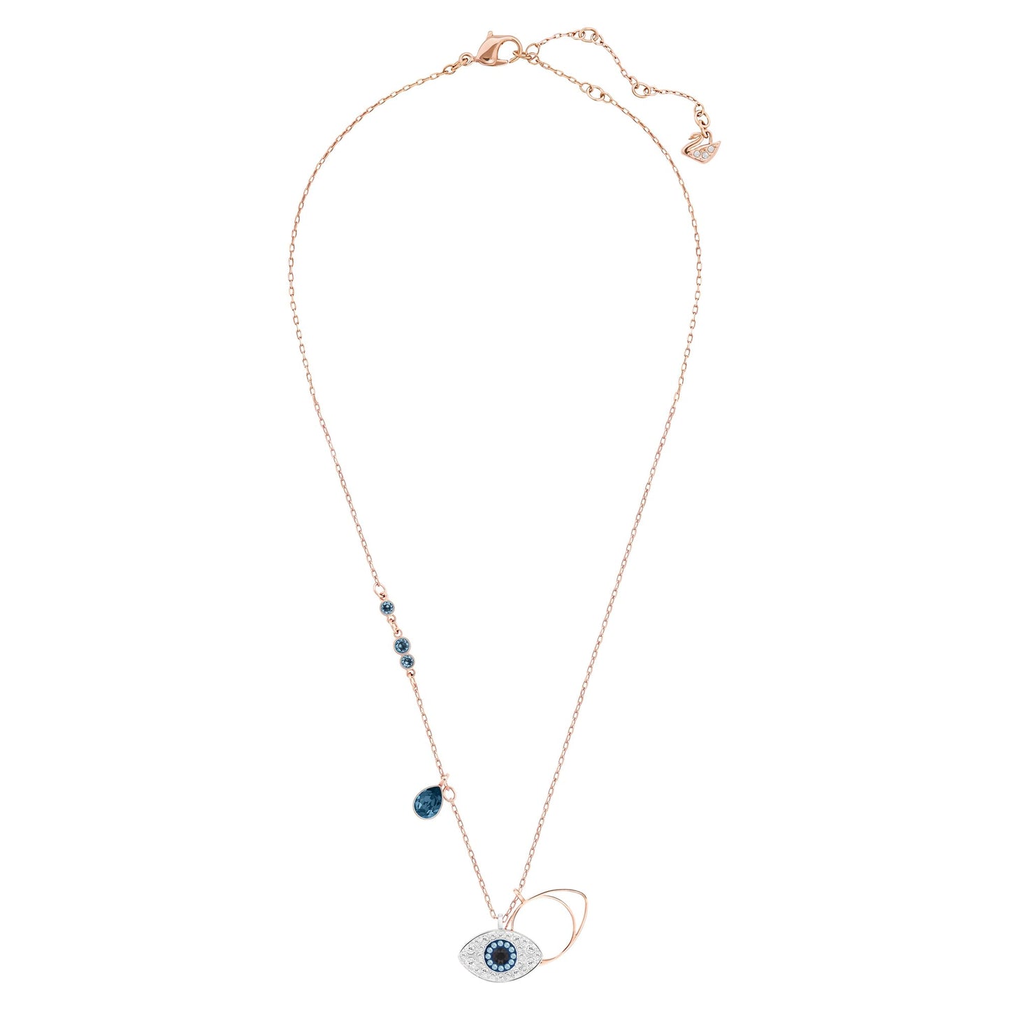 Swarovski Symbolic Evil Eye Crystal Jewelry Collection, Featuring Necklaces, Earrings, and Bracelets