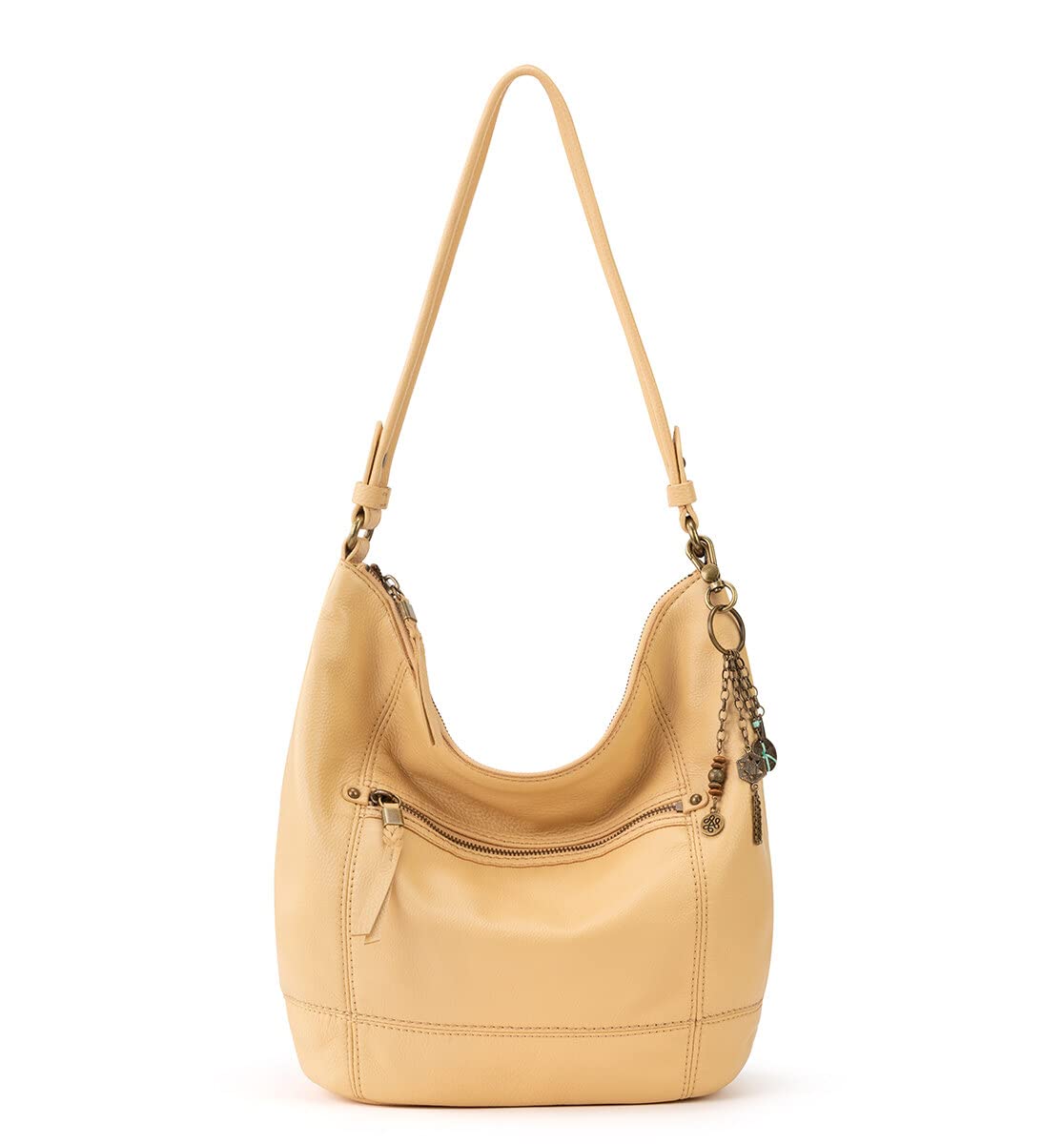 The Sak Sequoia Hobo Bag - Premium Large Leather Women's Handbag for Everyday & Travel - Durable Purse With Zipper Pocket