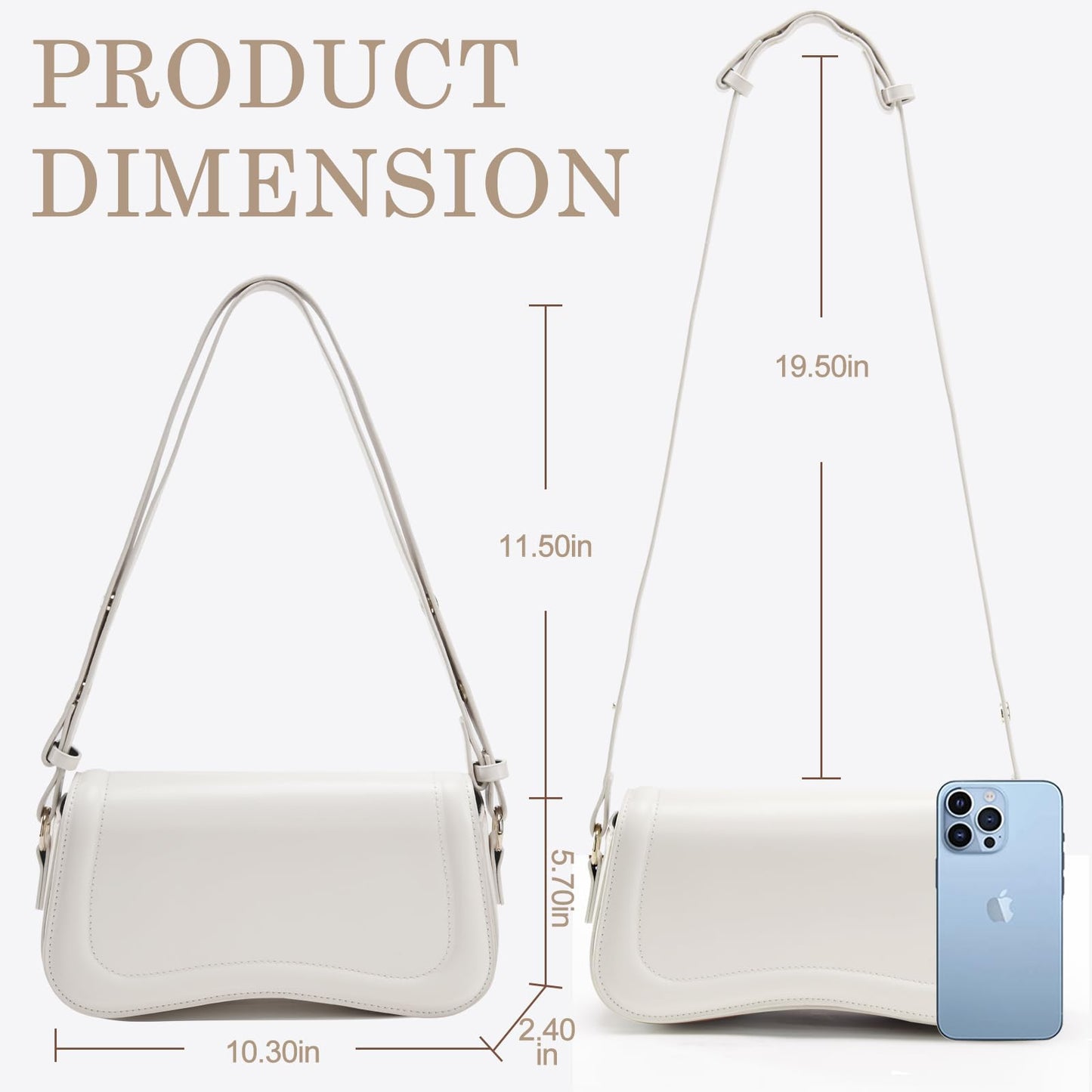 Small Shoulder Bag for women,Crossbody Purses,Leather Tote Handbag Clutch Hobo Purse,with Zipper Closure for Women