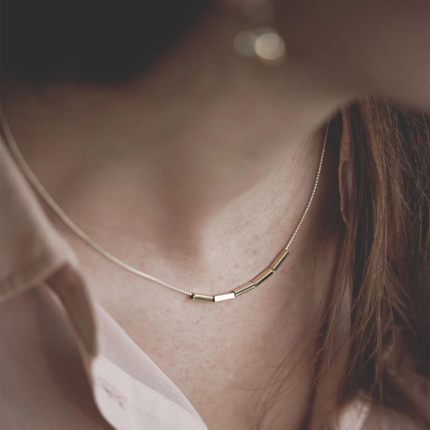 Dainty Gold Necklace for Women Girls Trendy - 14K Gold/Silver Plated Cute Heart Necklace for Women Handmade Heart Choker Necklace Tiny Heart Jewelry Gifts for Women Girls Teen Girls Stuff