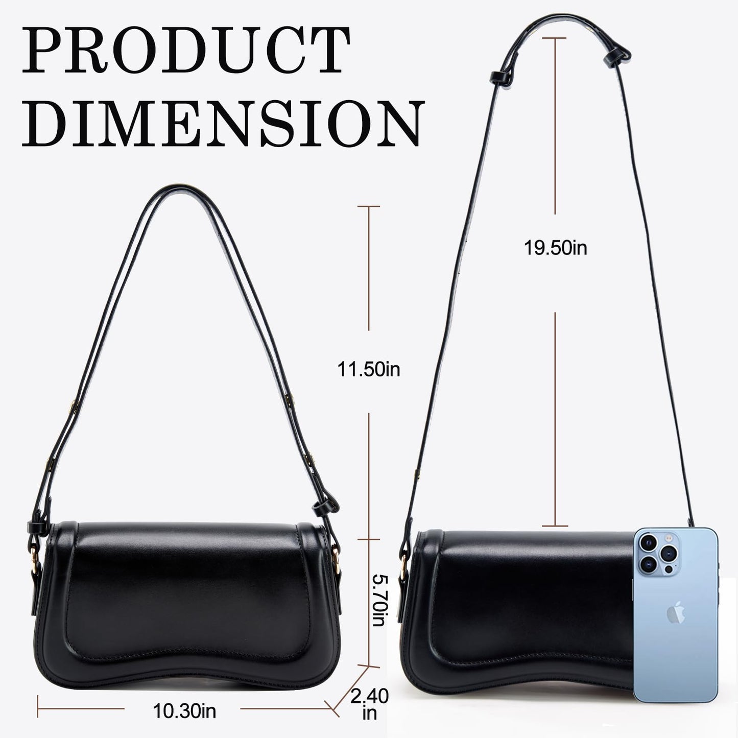 Small Shoulder Bag for women,Crossbody Purses,Leather Tote Handbag Clutch Hobo Purse,with Zipper Closure for Women