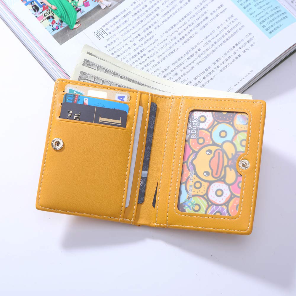 Women Wallets Small Bifold Leather Pocket Wallet Ladies Mini Short Purse