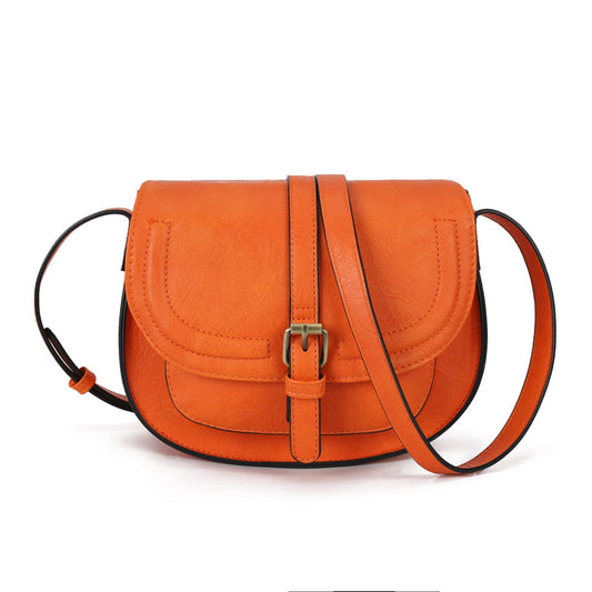 Crossbody Bags for Women,Small Saddle Purse and Boho Cross Body Handbags,Vegan Leather