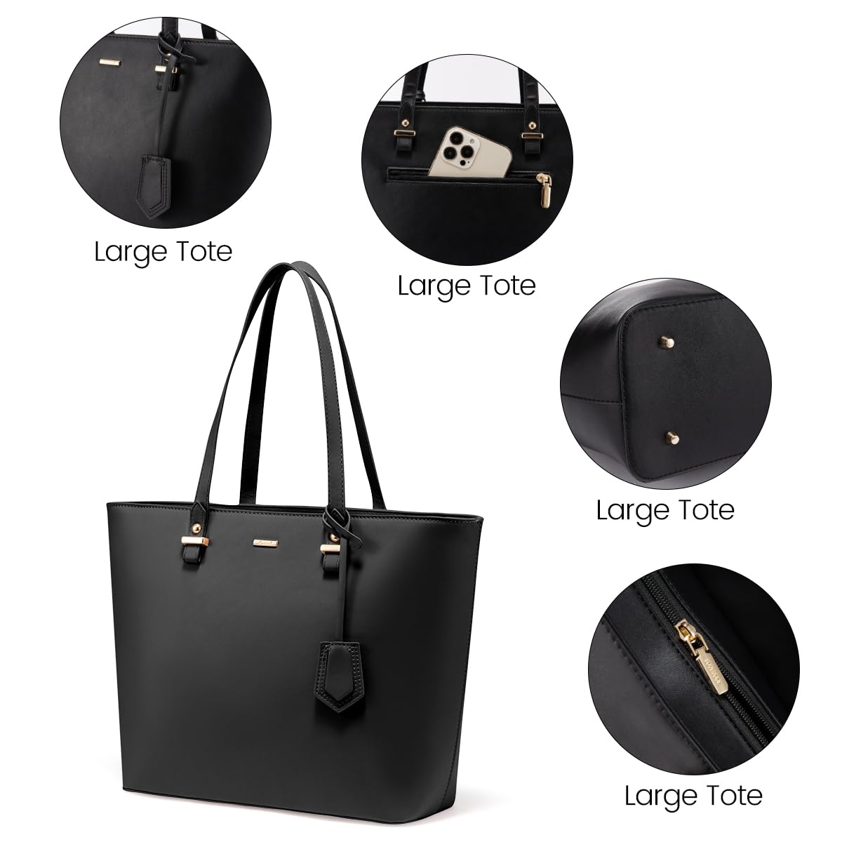 LOVEVOOK Handbags for Women Shoulder Bags Tote Satchel Hobo 3pcs Purse Set