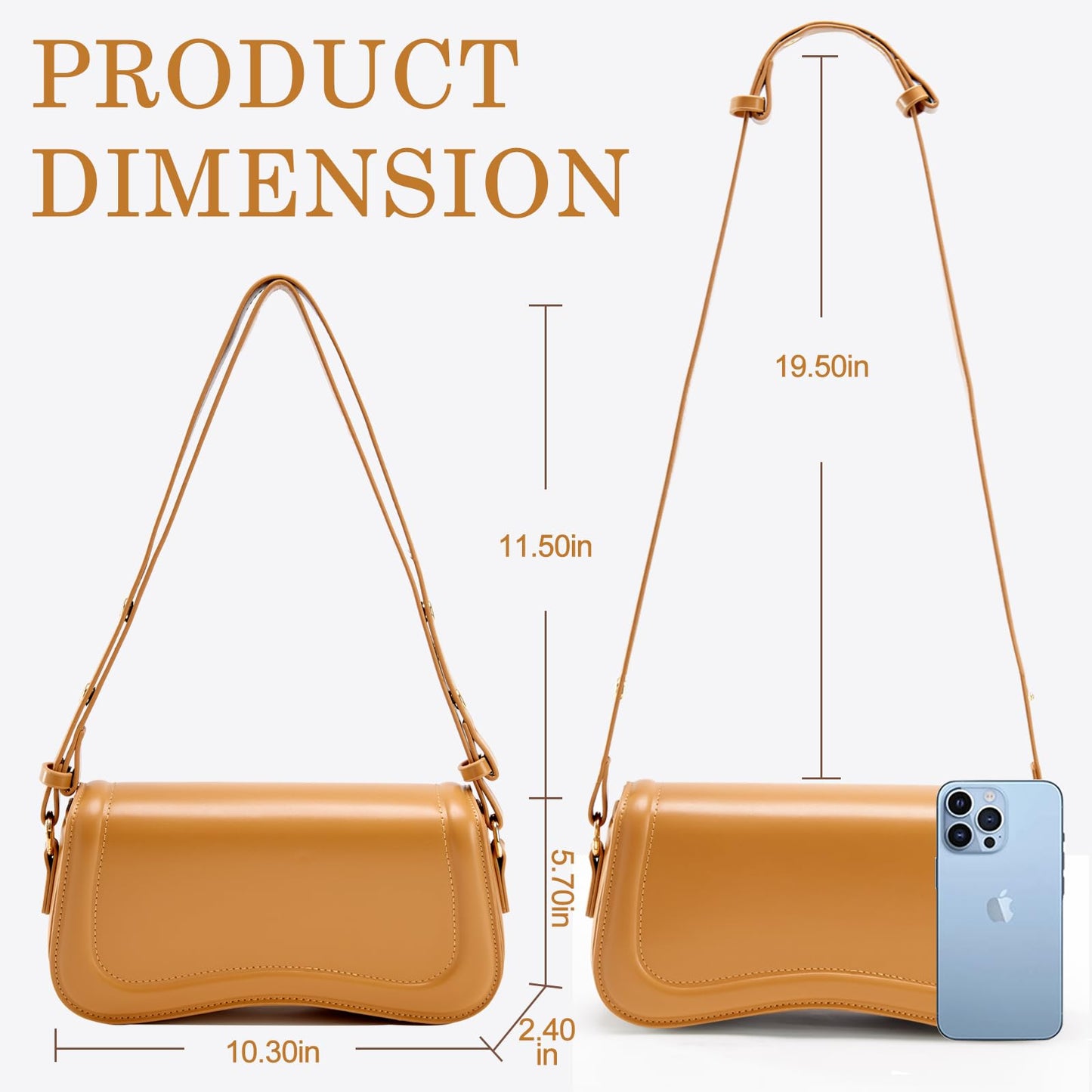 Small Shoulder Bag for women,Crossbody Purses,Leather Tote Handbag Clutch Hobo Purse,with Zipper Closure for Women