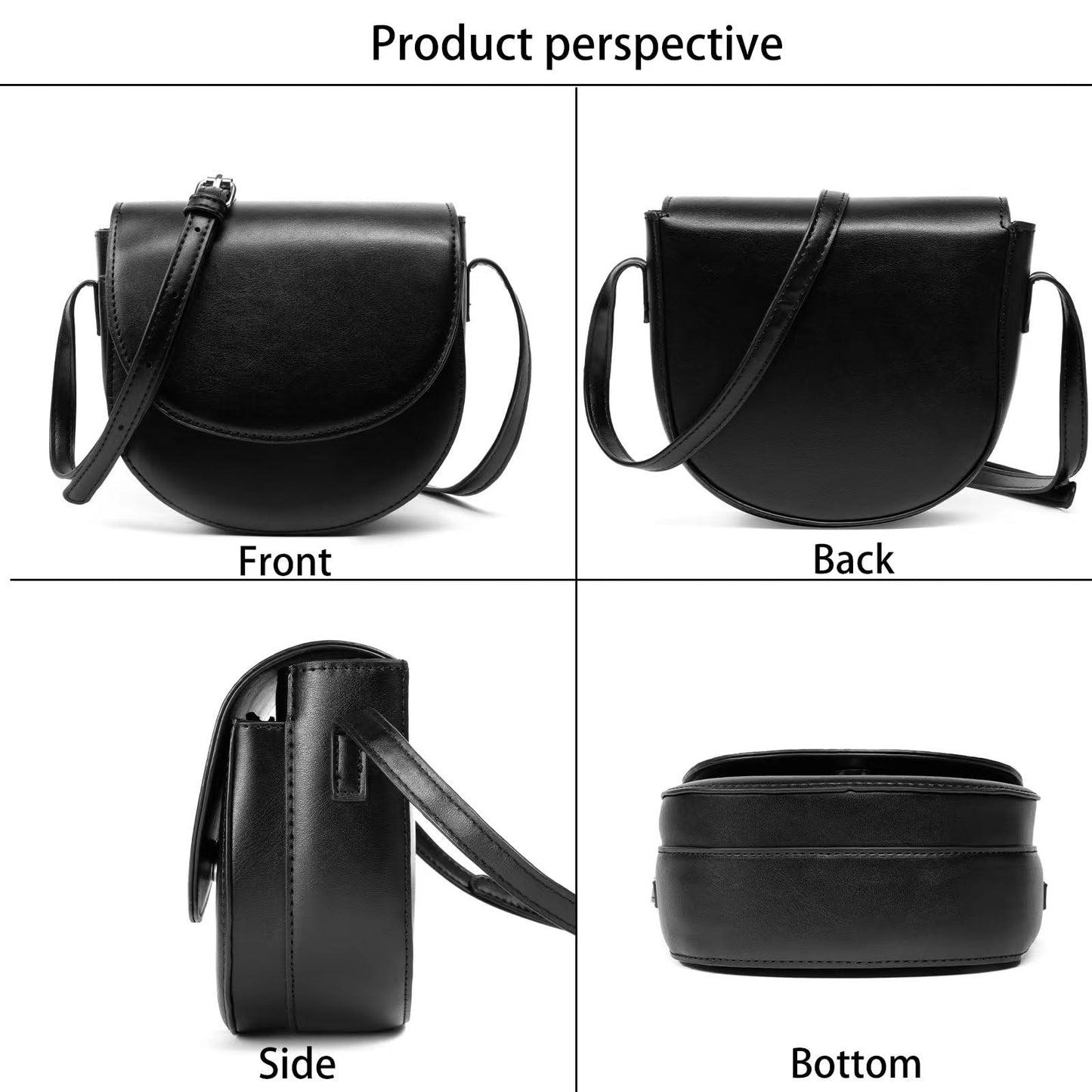 Crossbody Bag for Women Retro Simple Shoulder Bag Saddle Bag