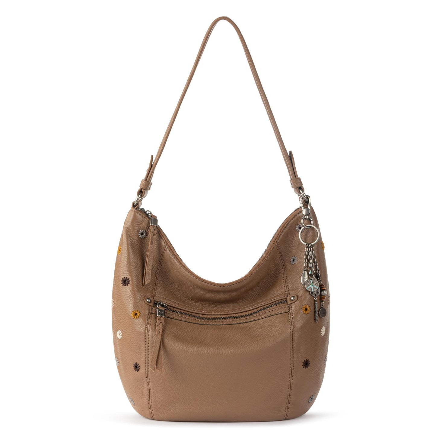 The Sak Sequoia Hobo Bag - Premium Large Leather Women's Handbag for Everyday & Travel - Durable Purse With Zipper Pocket