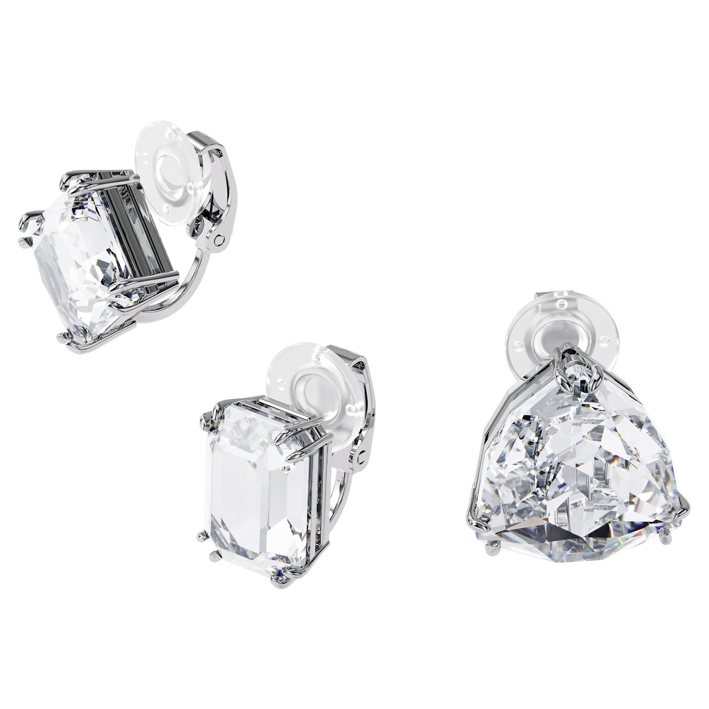 Swarovski Millenia Earrings and Necklace Crystal Jewelry Collection, Rhodium Tone Finish