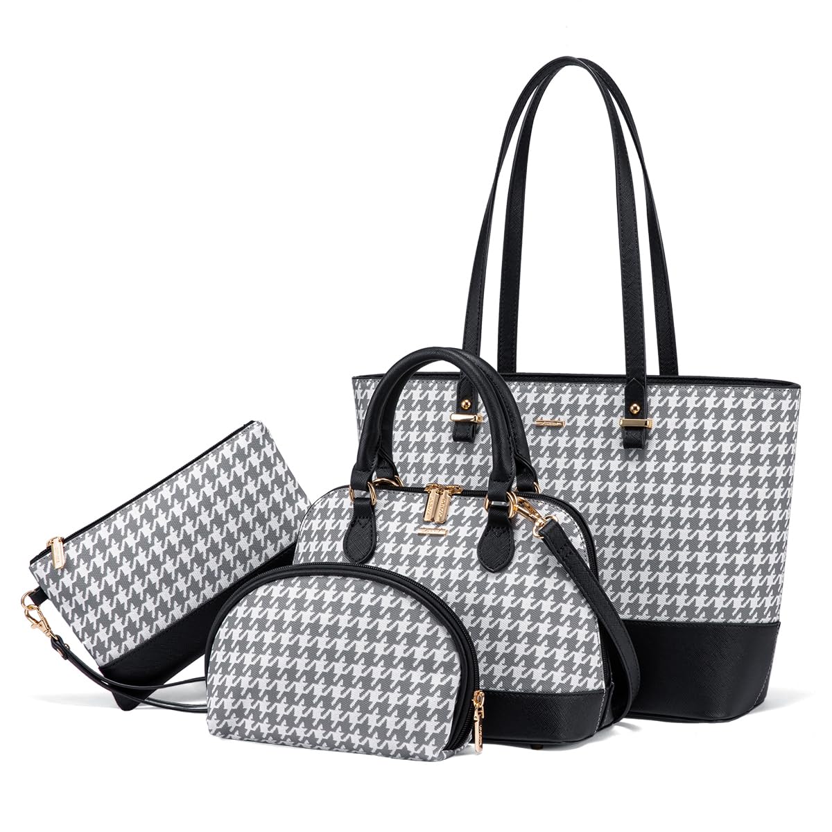 LOVEVOOK Handbags for Women Shoulder Bags Tote Satchel Hobo 3pcs Purse Set