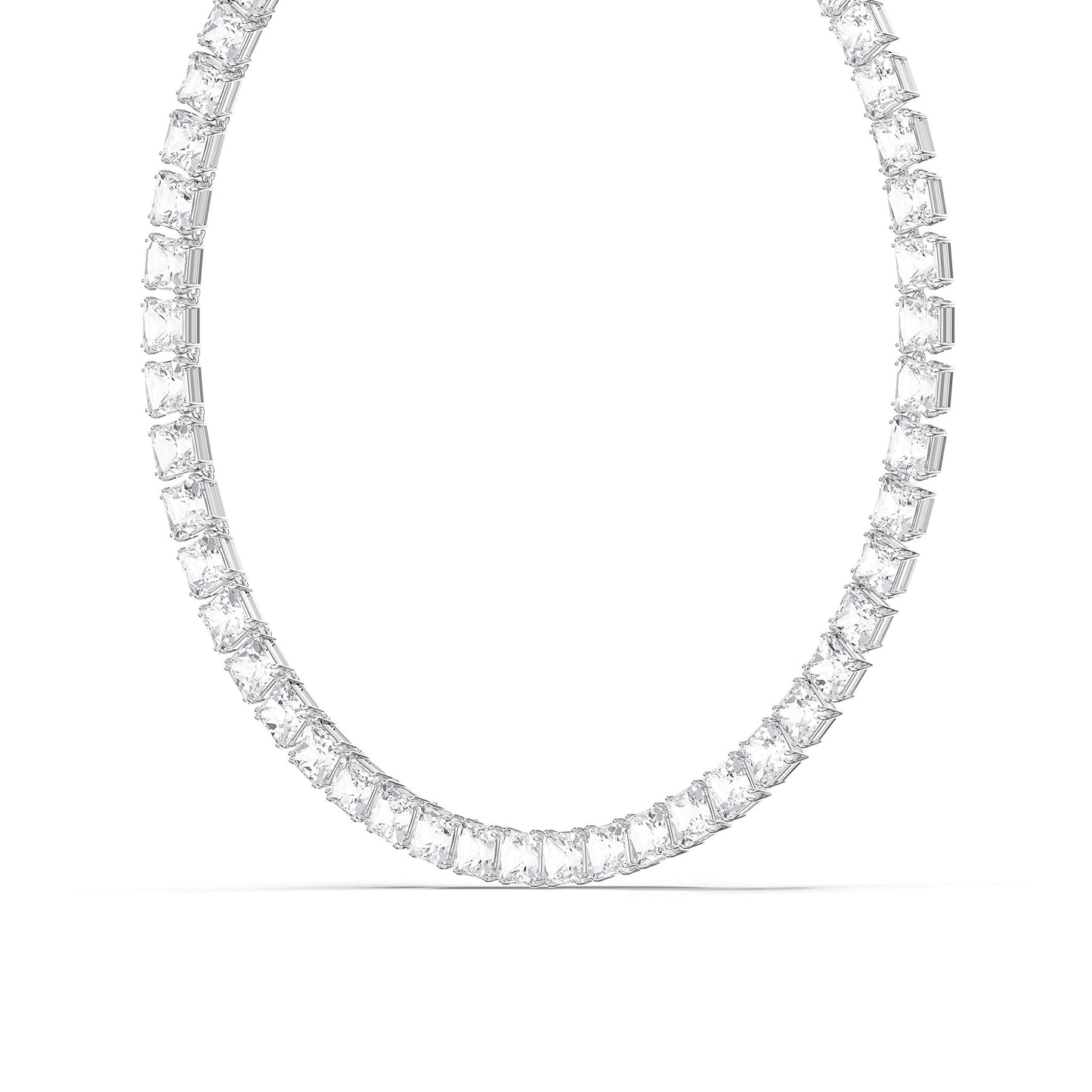 Swarovski Millenia Earrings and Necklace Crystal Jewelry Collection, Rhodium Tone Finish