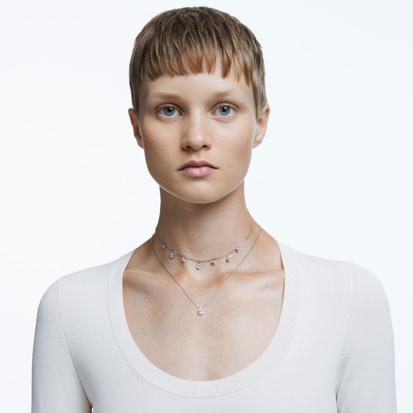 Swarovski Attract Crystal Necklace and Earrings Jewelry Collection