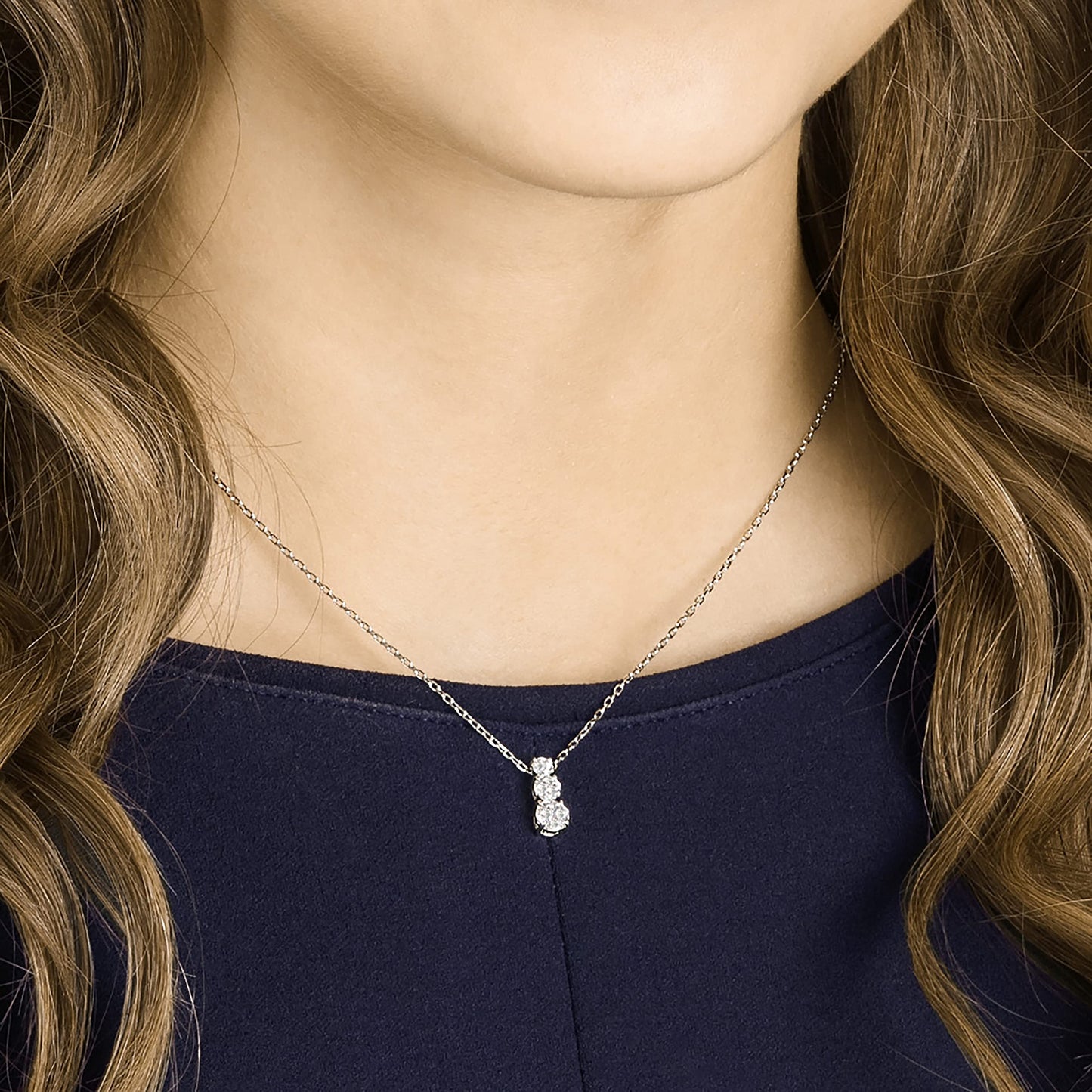 Swarovski Attract Trilogy Crystal Necklace and Earrings Jewelry Collection