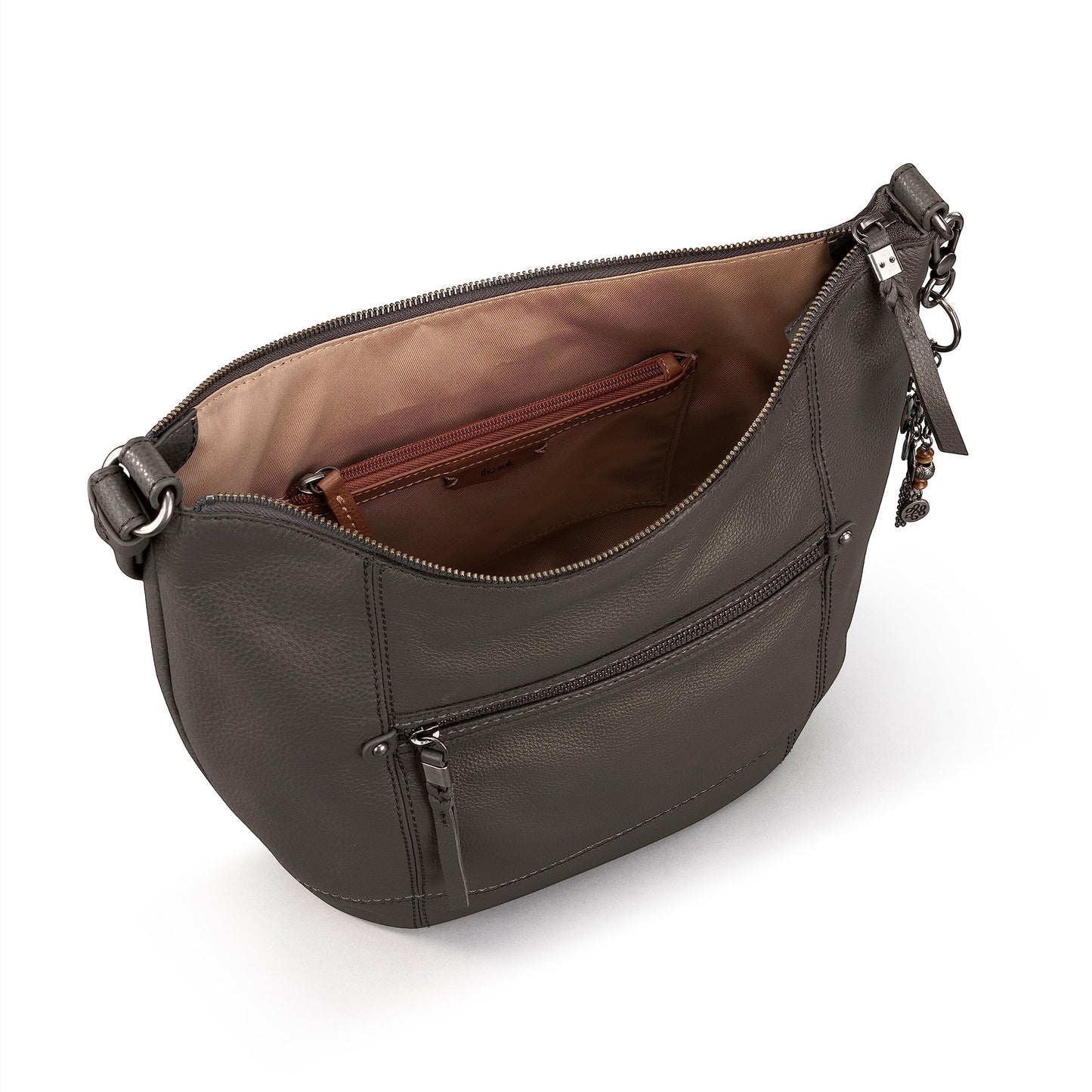 The Sak Sequoia Hobo Bag - Premium Large Leather Women's Handbag for Everyday & Travel - Durable Purse With Zipper Pocket