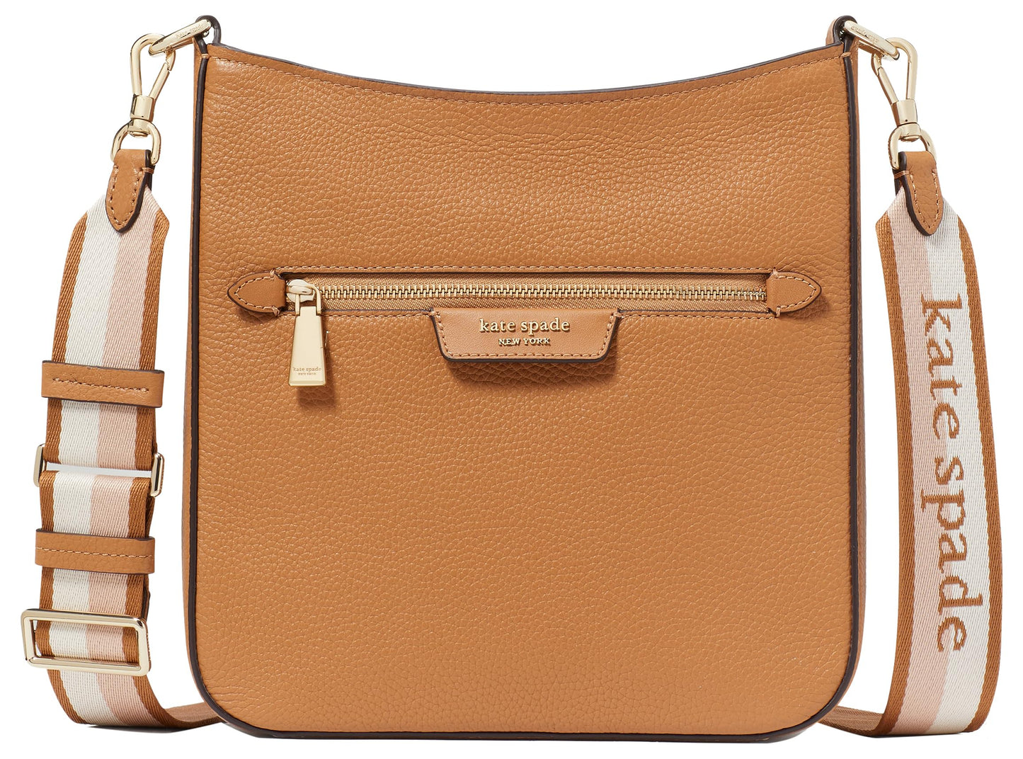 Kate Spade New York Women's Hudson Pebbled Leather Messenger Crossbody