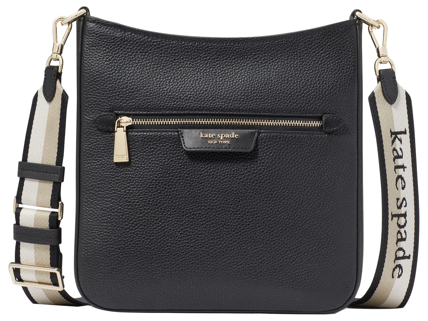 Kate Spade New York Women's Hudson Pebbled Leather Messenger Crossbody